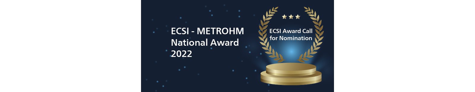ECSI METROHM AWARD 2023